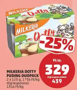 PENNY Milkeria dotty pudding duopack ajánlat
