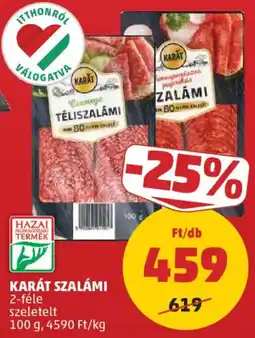 PENNY Karát szalámi ajánlat