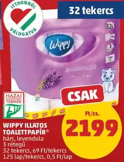 PENNY Wippy illatos toalettpapír ajánlat