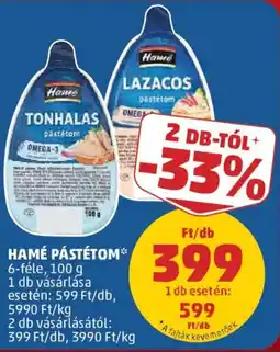 PENNY Hamé pastétom ajánlat