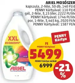 PENNY Ariel mosószer ajánlat