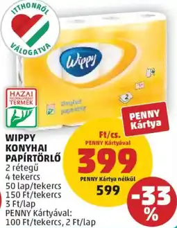 PENNY Wippy konyhai papírtörlő ajánlat