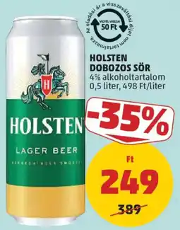 PENNY Holsten dobozos sör ajánlat