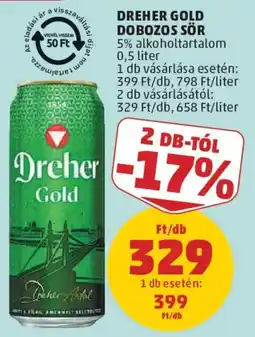 PENNY Dreher Gold ajánlat