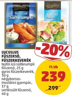 PENNY Lucullus fűszersó, fűszerkeverék ajánlat