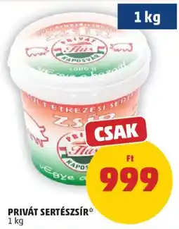 PENNY Privát sertészsír ajánlat