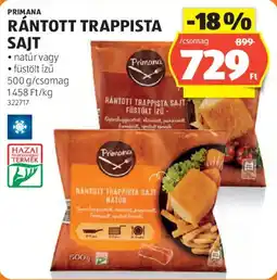 ALDI Primana rántott trappista sajt ajánlat