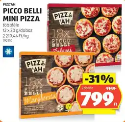 ALDI Pizza'ah picco belli mini pizza ajánlat