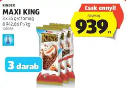 ALDI Kinder maxi king ajánlat