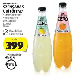 ALDI San Benedetto szénsavas üdítőital ajánlat