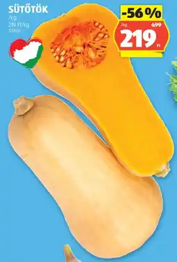 ALDI sütőtök ajánlat