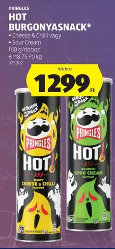 ALDI Pringles hot burgonyasnack ajánlat