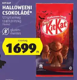 ALDI Kit Kat halloweeni csokoládé ajánlat