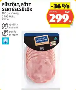ALDI Füstölt, főtt sertéscsülök ajánlat