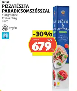 ALDI Cucina pizzatészta ajánlat