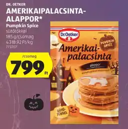 ALDI Dr. Oetker amerikai palacsinta alappor ajánlat