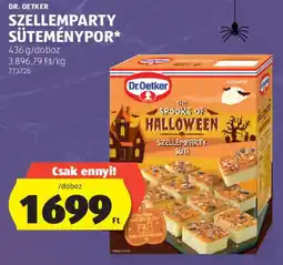 ALDI Dr. Oetker szellemparty süténypor ajánlat