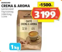 ALDI Barissimo crema & aroma ajánlat