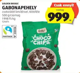 ALDI Golden Bridge gabonapehely ajánlat