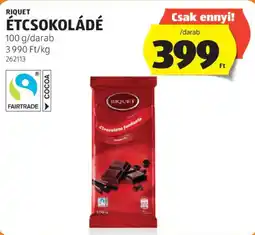 ALDI Riquet étcsokoládé ajánlat