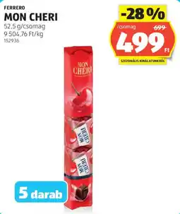 ALDI Ferrero mon cheri ajánlat