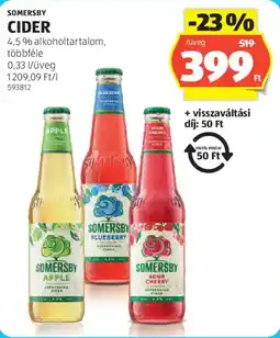 ALDI Somersby cider ajánlat