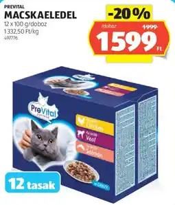 ALDI Prevital macskaeledel ajánlat