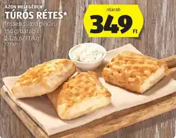 ALDI Túrós rétes ajánlat