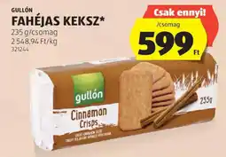 ALDI Gullón fahéjas keksz ajánlat