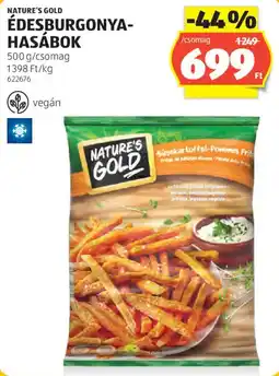 ALDI Nature's Gold édesburgonya-hasábok ajánlat