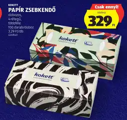 ALDI Kokett papír zsebkendő ajánlat