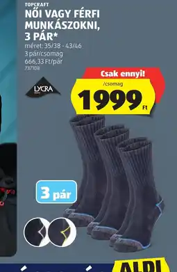 ALDI Workzone sarokelesztő ajánlat