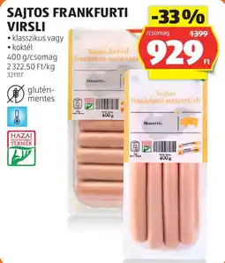 ALDI Frankfurti virsli ajánlat