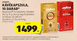 ALDI Lavazza kávékapszula ajánlat