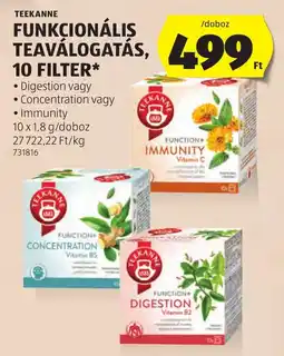ALDI Teekanne funkcionális teaválogatás ajánlat