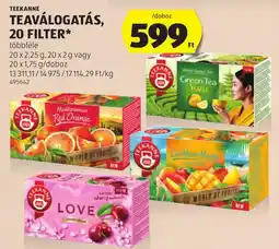 ALDI Teekanne teaválogatás ajánlat