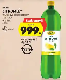 ALDI Rauch citromlé ajánlat