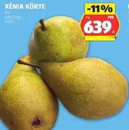 ALDI Xénia körte ajánlat