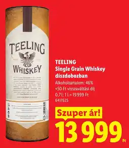 Lidl Teeling single grain whiskey ajánlat