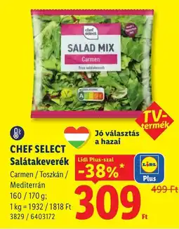 Lidl Chef Select Salátakeverék ajánlat
