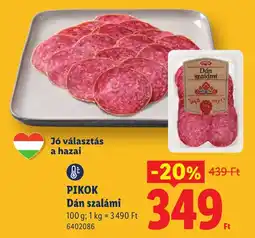 Lidl Pikok dán szalámi ajánlat