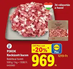 Lidl Pikok kockázott bacon ajánlat