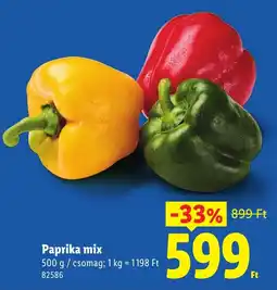 Lidl Paprika mix ajánlat