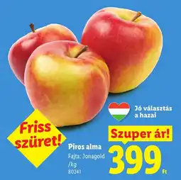 Lidl Piros alma ajánlat