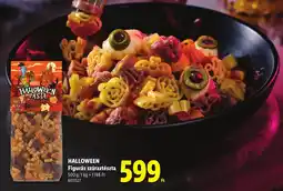 Lidl Halloween figurás száraztészta ajánlat