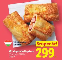 Lidl XXL dupla virslis párna ajánlat