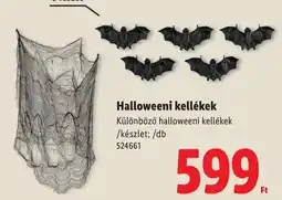 Lidl Halloweeni kellékek ajánlat