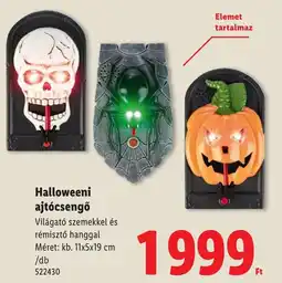 Lidl Halloweeni ajtócsengő ajánlat