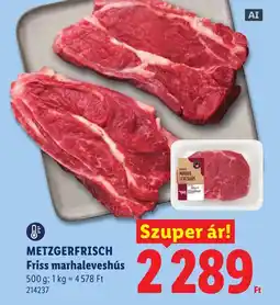 Lidl Metzgerfrisch leveshús ajánlat