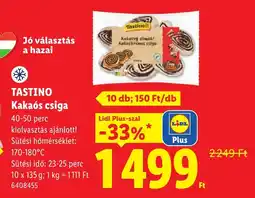 Lidl Tastino Kakaós csiga ajánlat